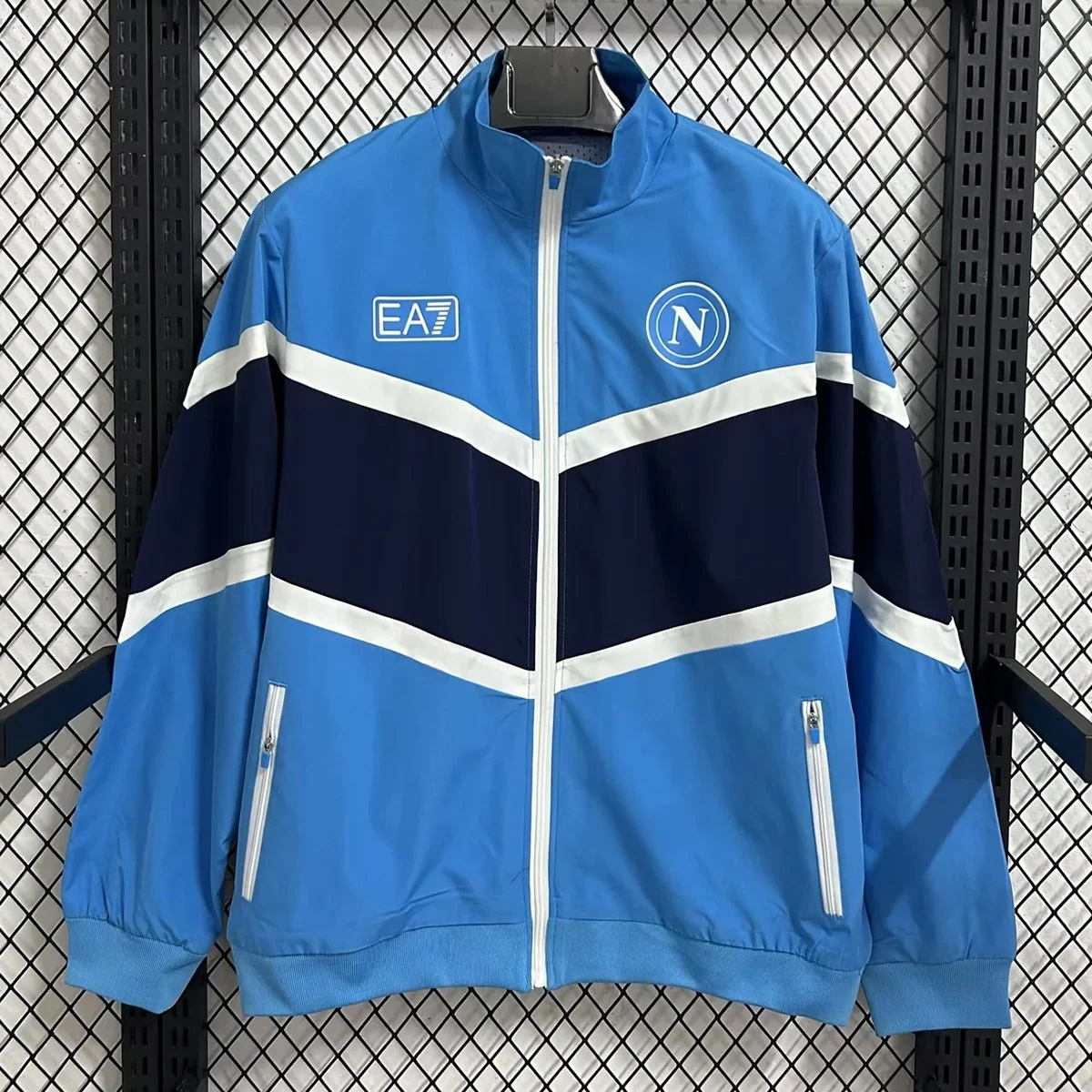 25/26 Napoli Blue White Windbreaker