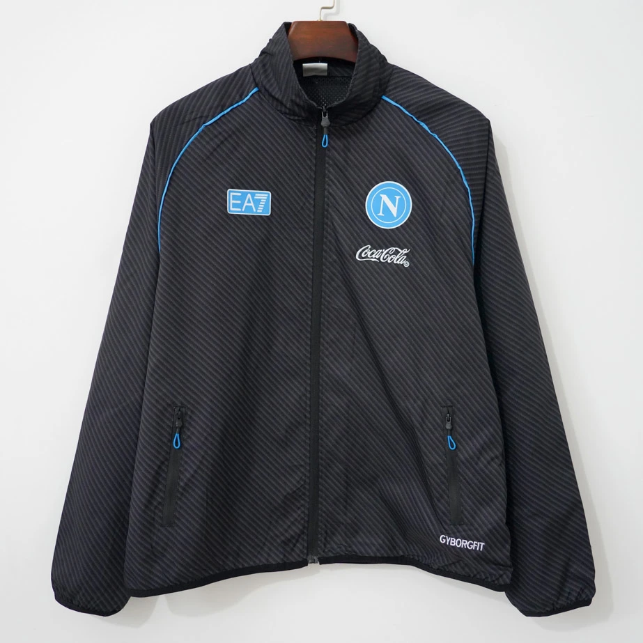 25/26 Napoli Black Windbreaker