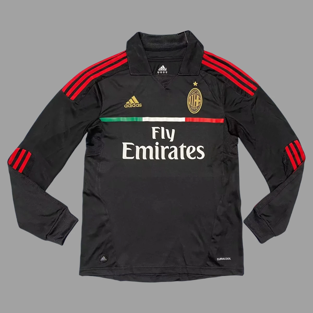 11/12 AC Milan Third Long Sleeve Retro Soccer Jersey