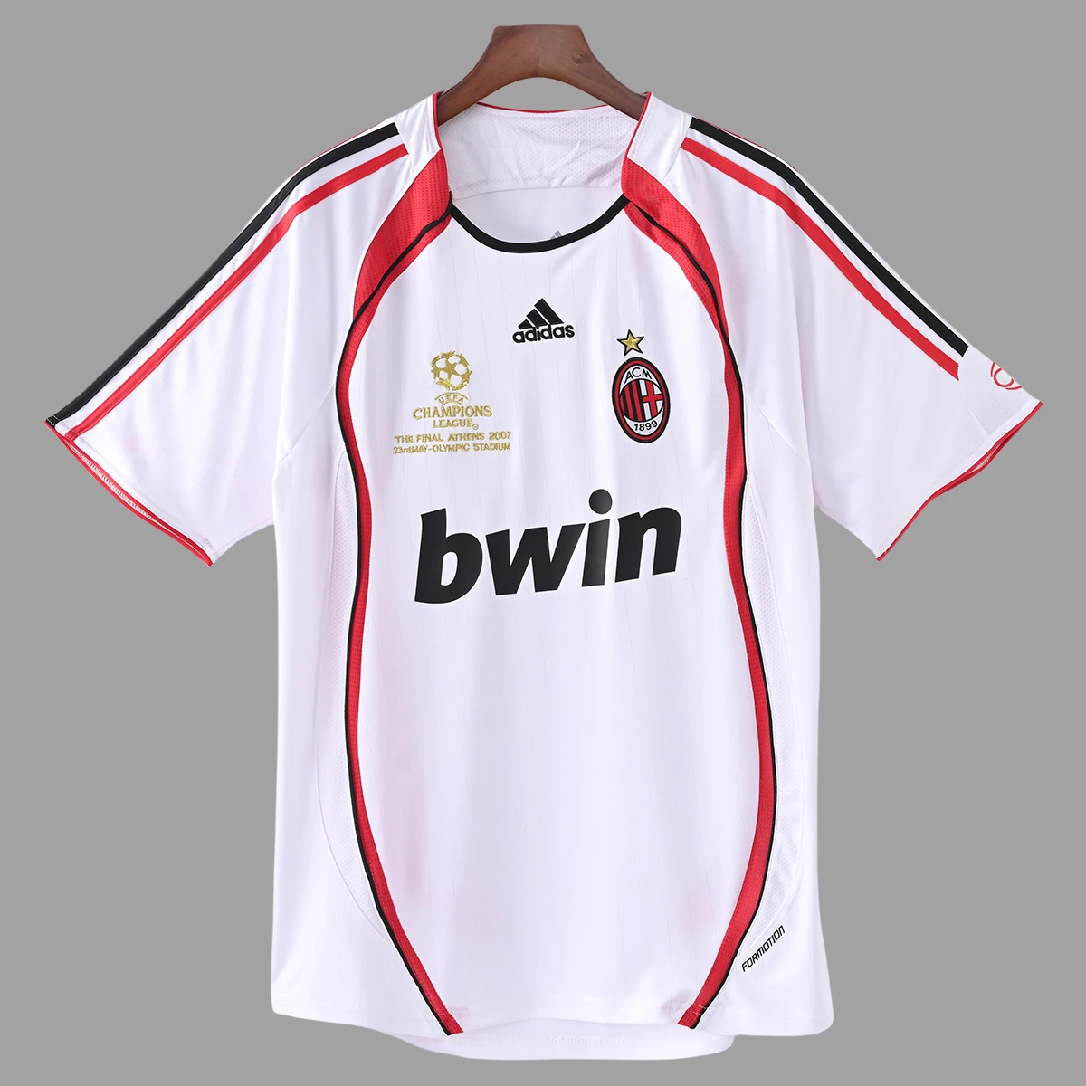 06/07 AC Milan Away Champions Final Retro Soccer Jersey