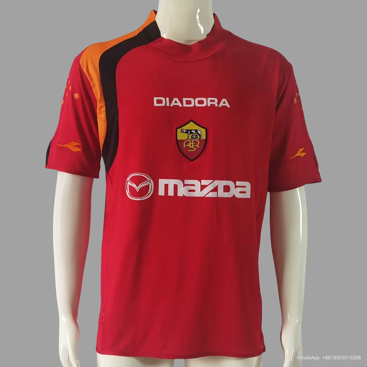 04/05 Roma Home Retro Soccer Jersey