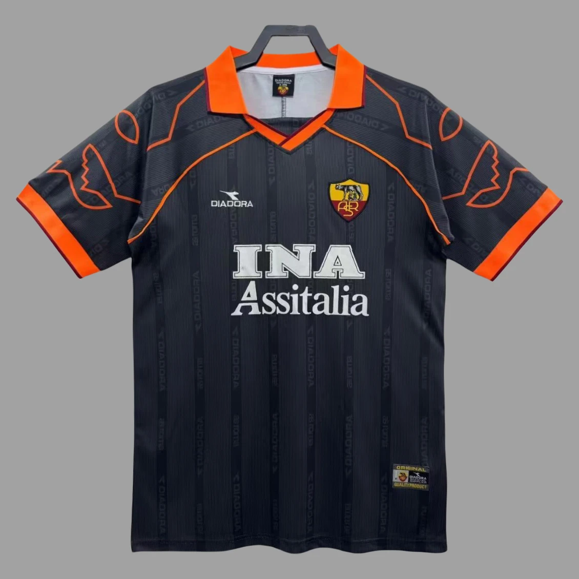 99/00 Roma Third Retro Soccer Jersey