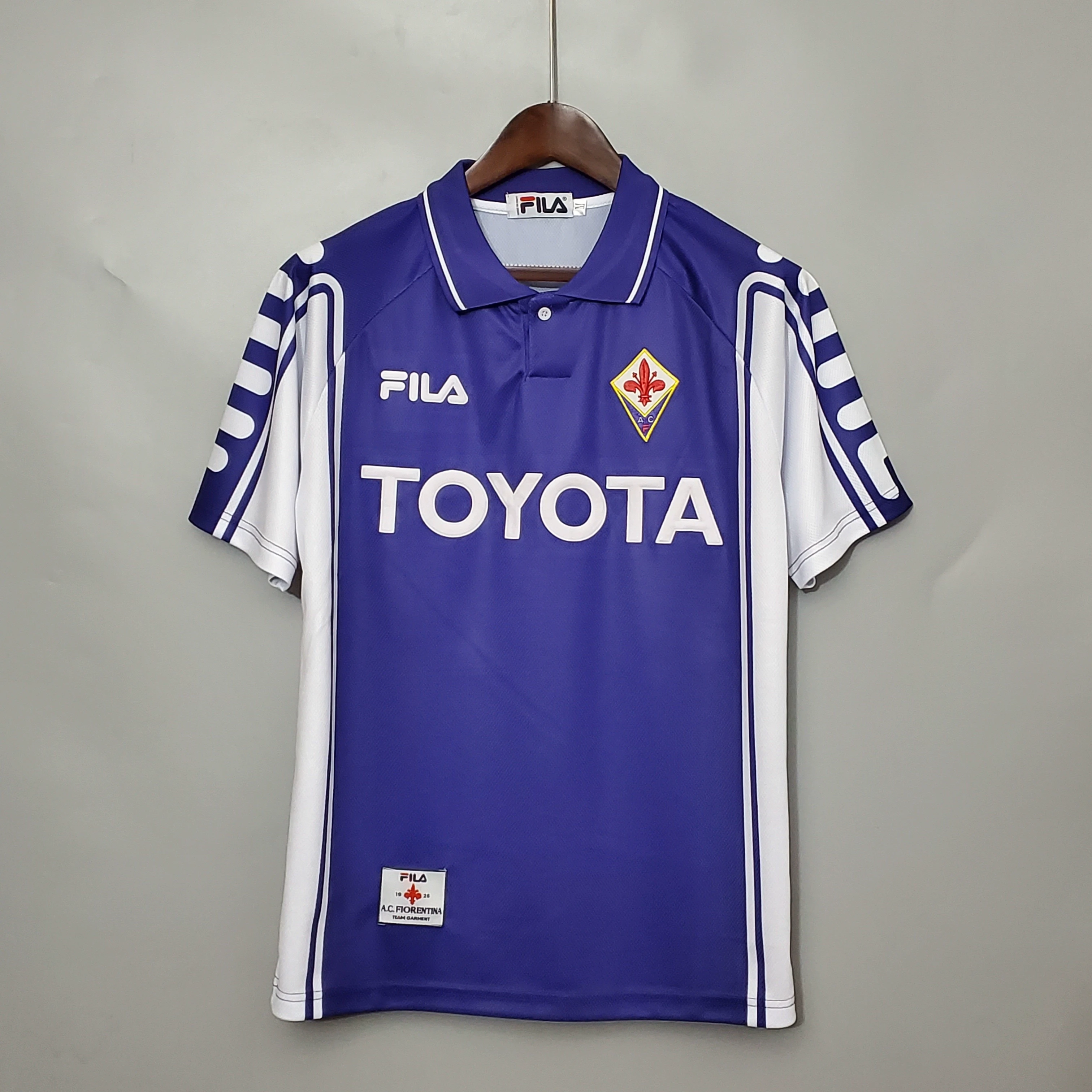99/00 Fiorentina Home Retro Soccer Jersey