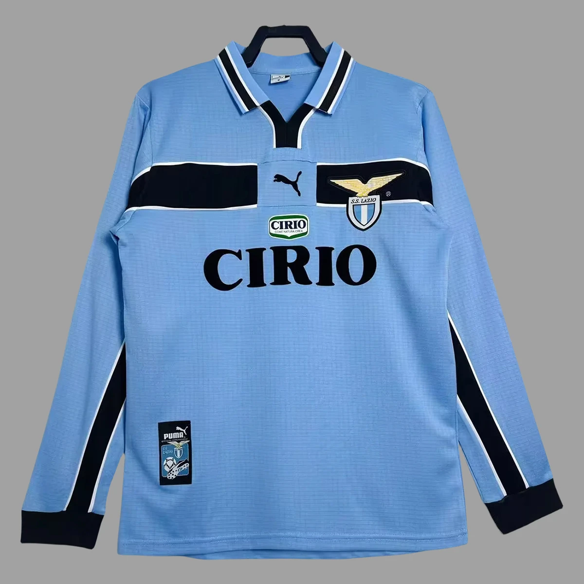 98/00 Lazio Home Long Sleeve Retro Jersey