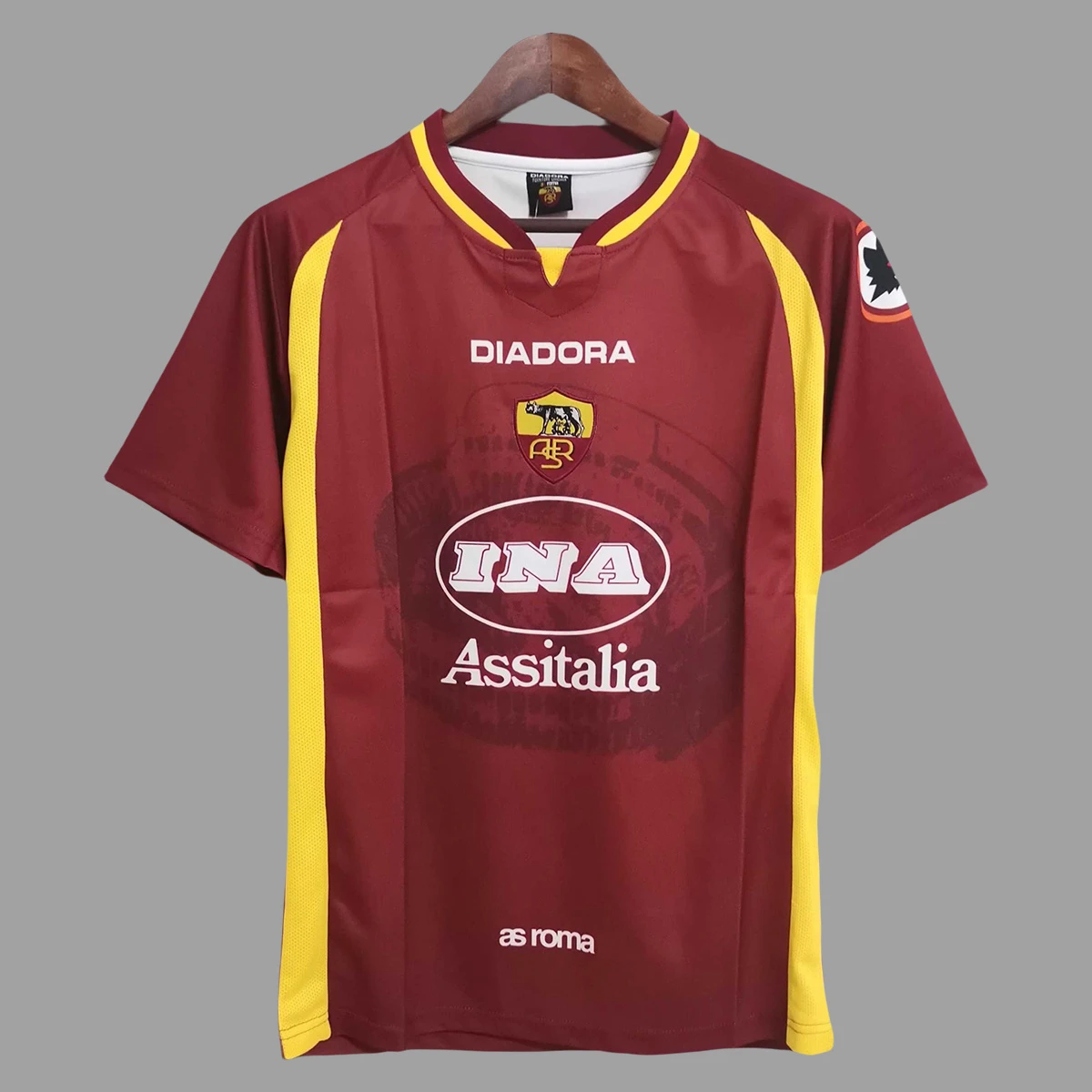 97/98 Roma Home Retro Soccer Jersey