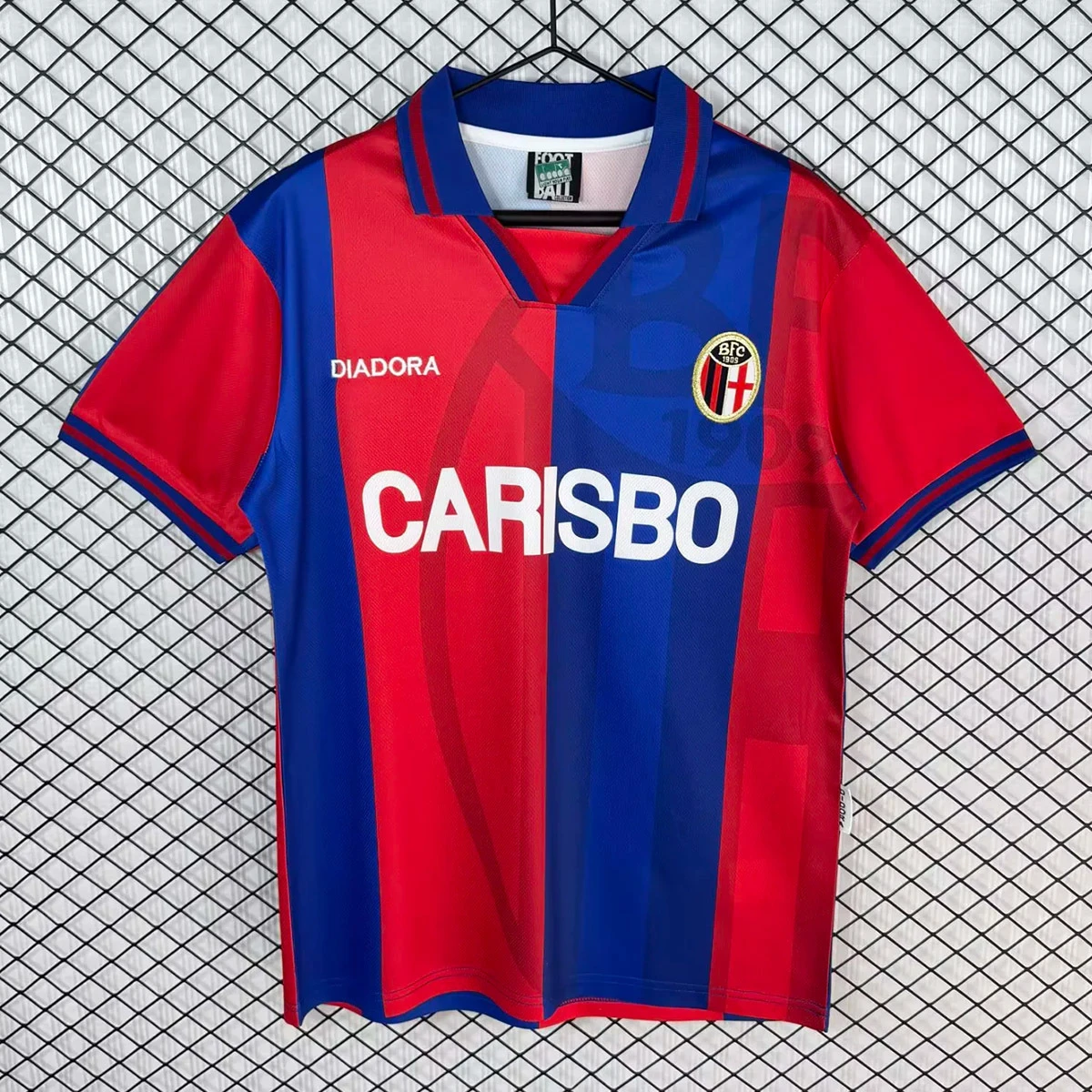 96/97 Bologna Home Retro Soccer Jersey