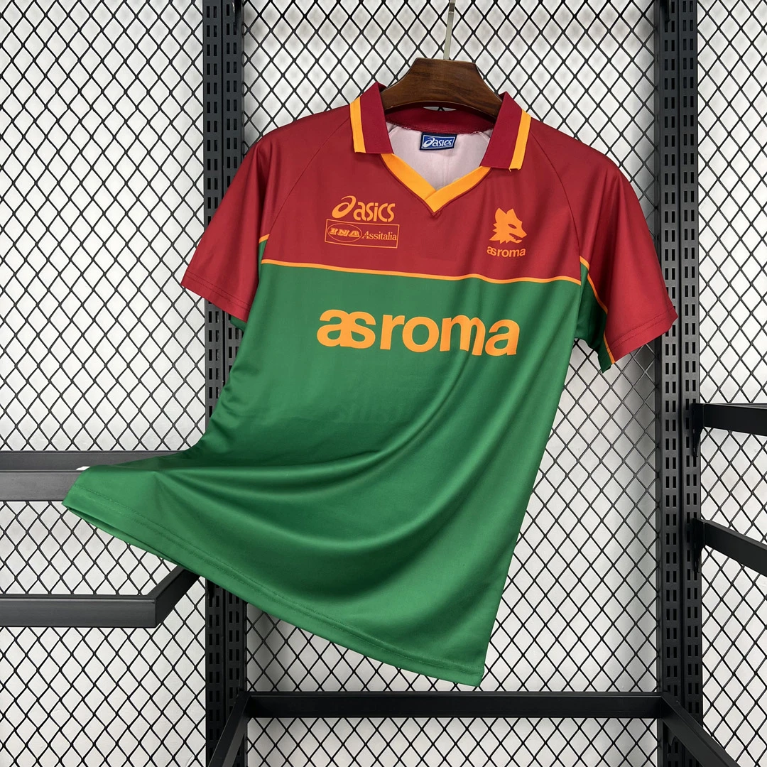 95/96 AS Roma Training Retro Soccer Jersey