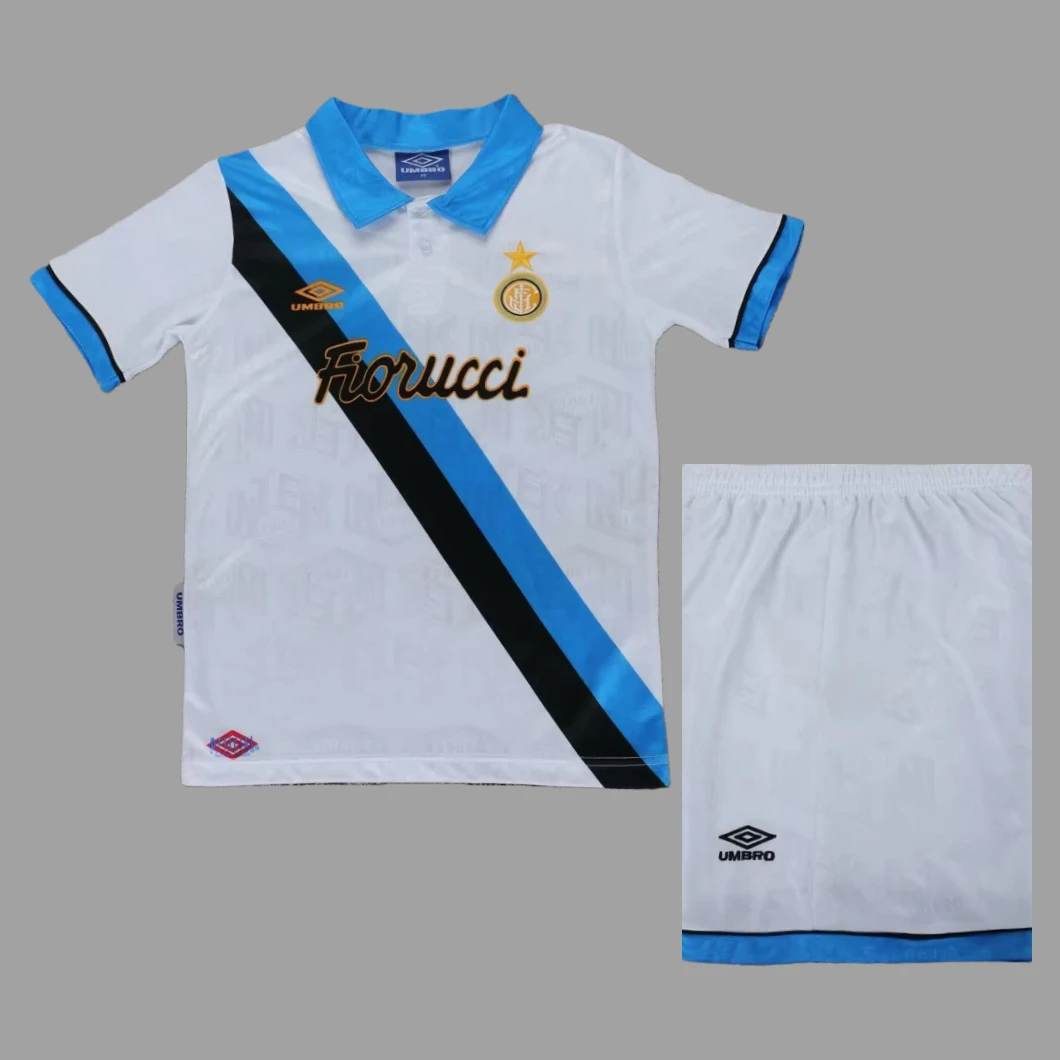 94/95 Inter Milan Away Kids Retro Soccer Jersey Size 16-28