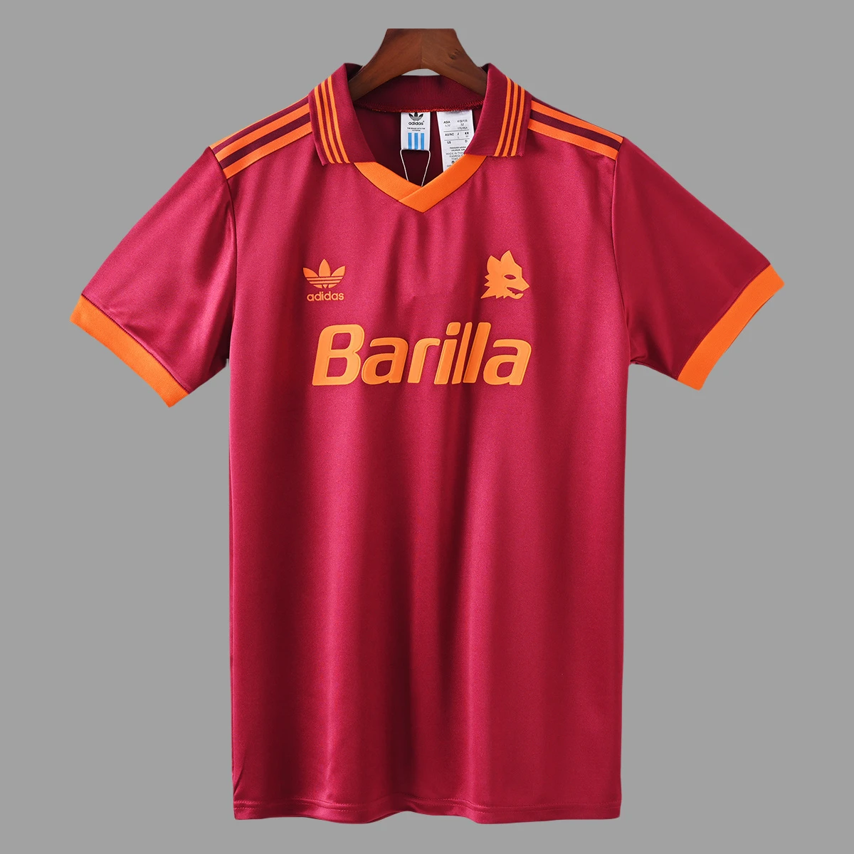 92/94 AS Roma Home Retro Soccer Jersey