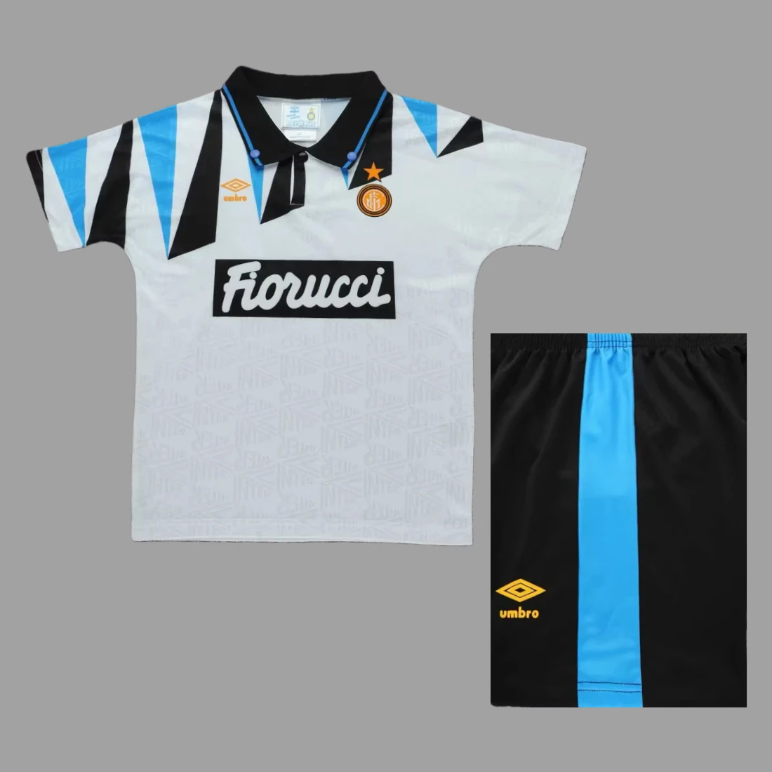 92/93 Inter Milan Away Kids Retro Soccer Jersey Size 16-28
