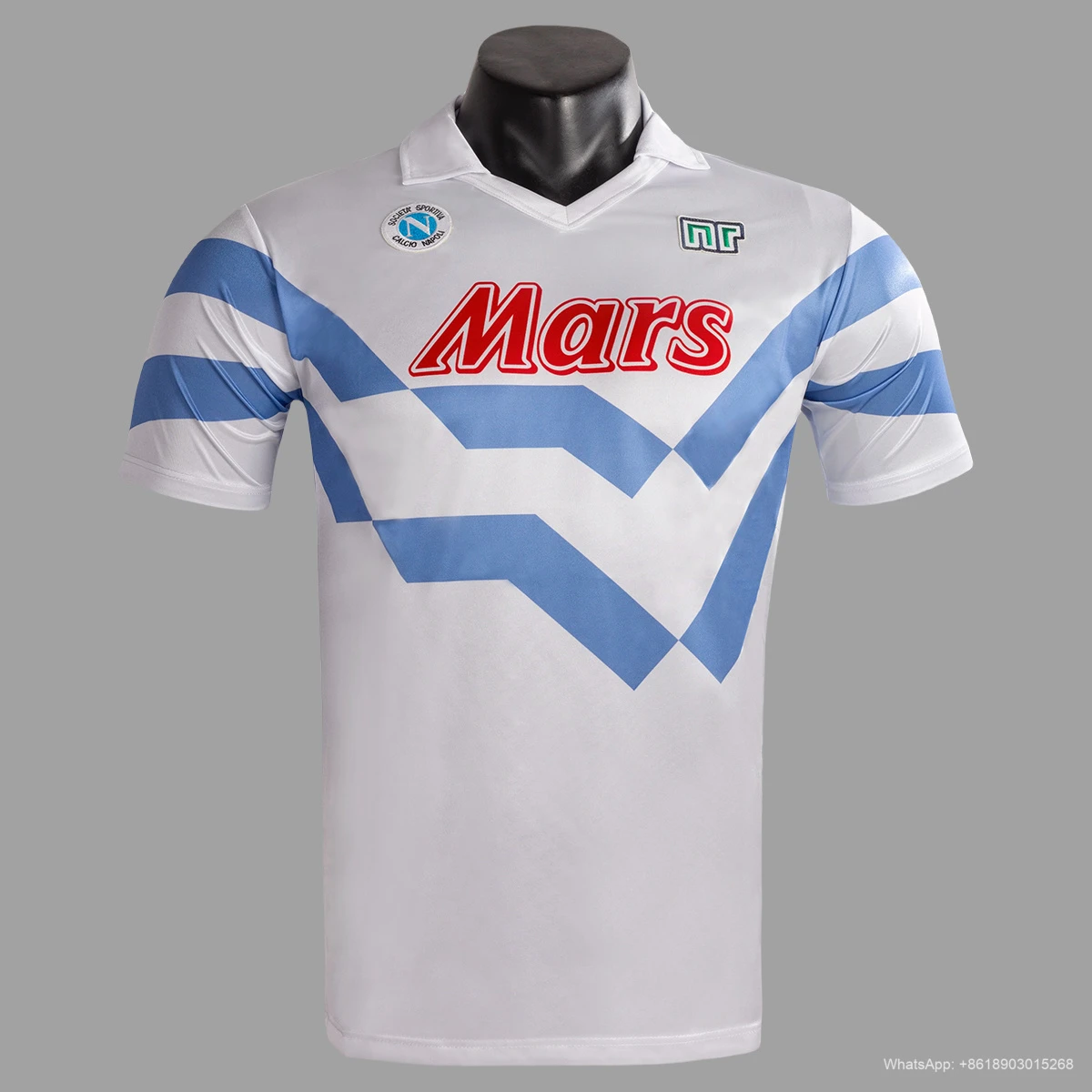 89/90 Napoli Away Retro Soccer Jersey