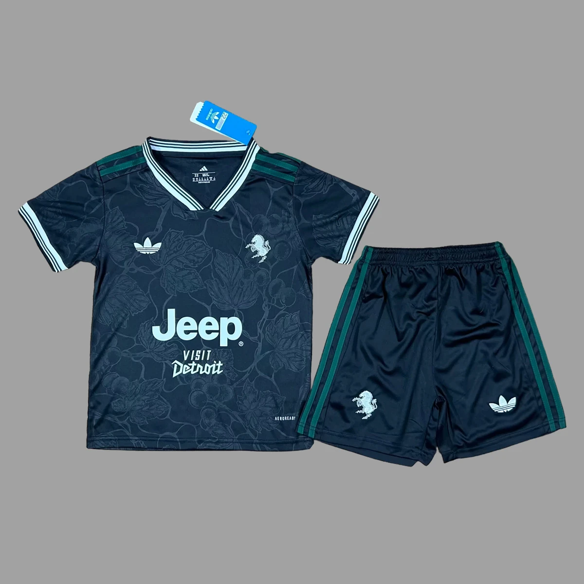 25/26 Juventus Third Kids Soccer Jersey Size 16-28