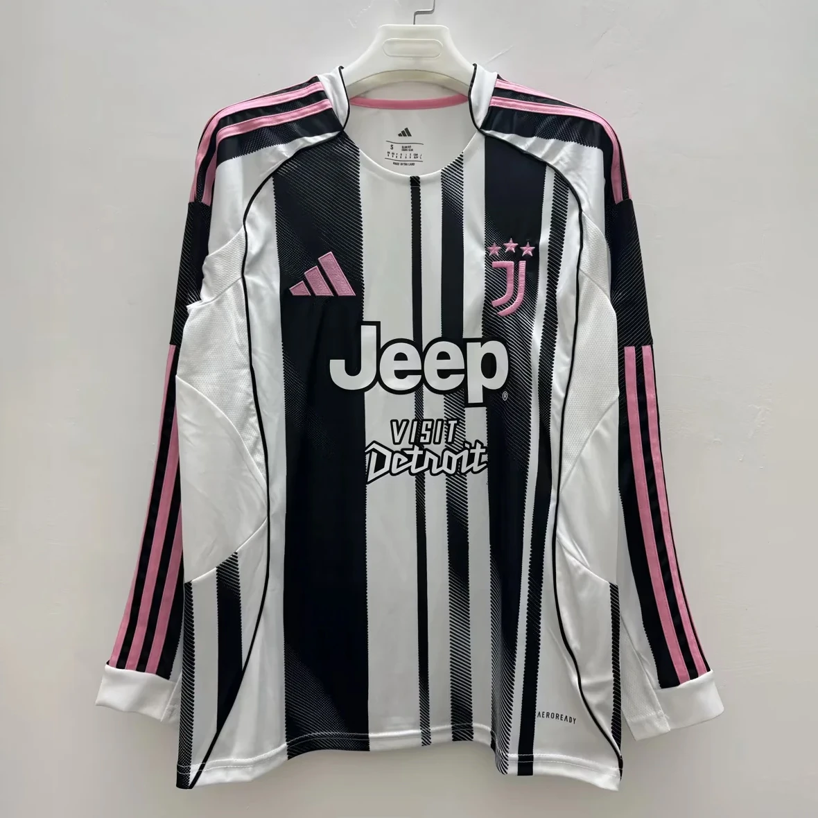 25/26 Juventus Home Long Sleeve Soccer Jersey
