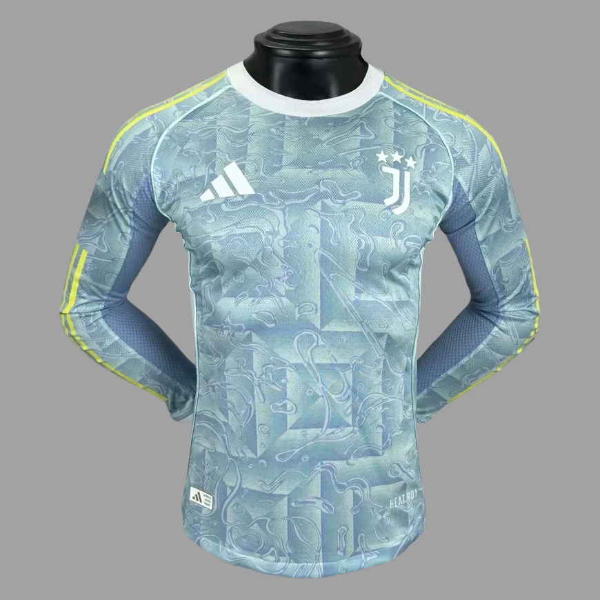 25/26 Juventus Away Long Sleeve Player Version Soccer Jersey