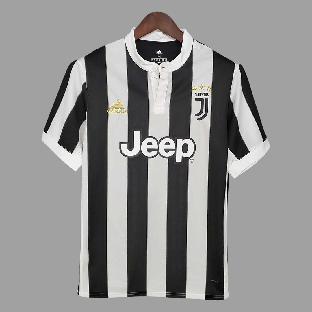 17/18 Juventus Home Retro Soccer Jersey