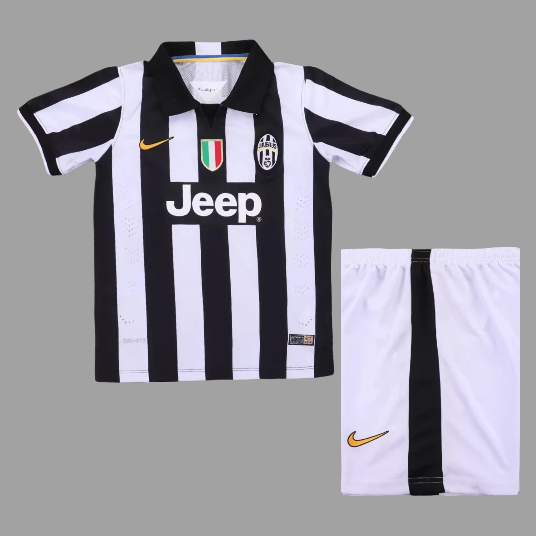 14/15 Juventus Home Kids Retro Soccer Jersey Size 16-28