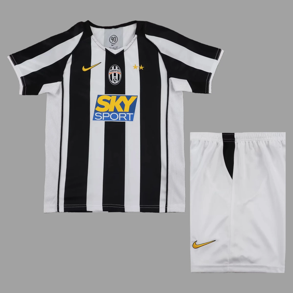 04/05 Juventus Home Kids Retro Soccer Jersey Size 16-28