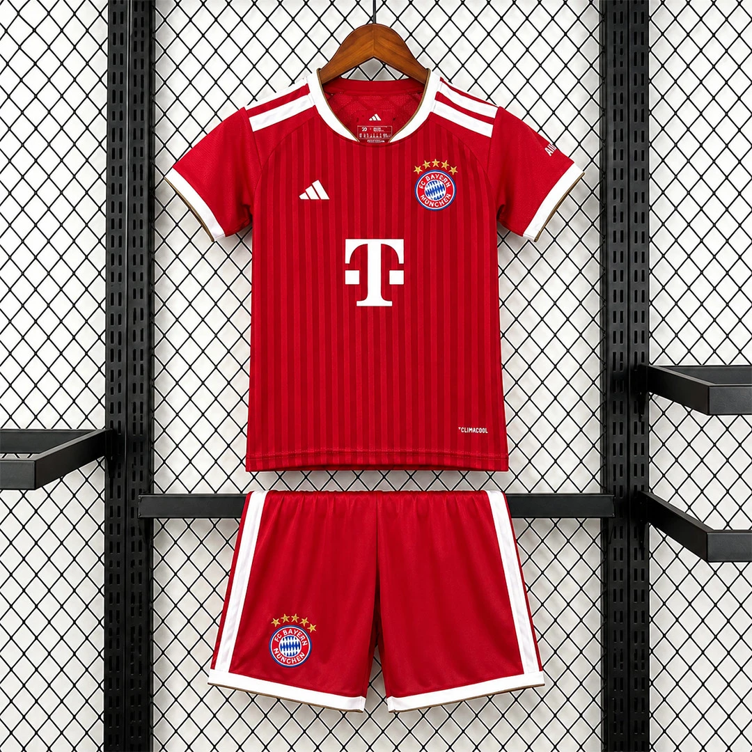 26/27 Bayern Munich Home Kids Soccer Jersey Size 16-28