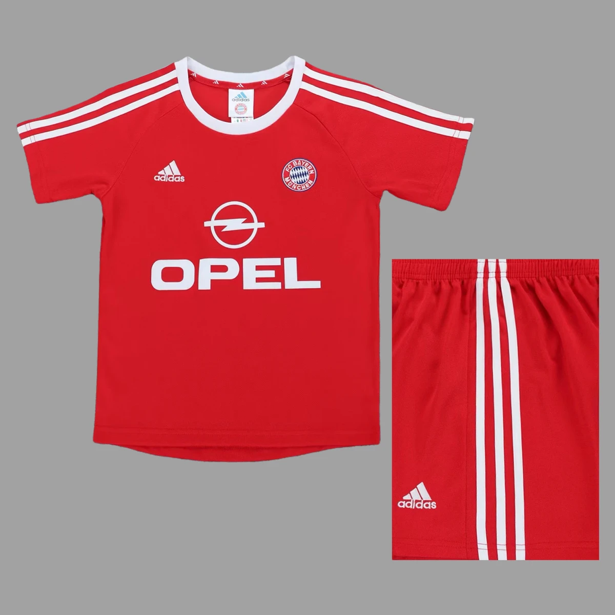 01/02 Bayern Munich UEFA Super Cup Home Kids Retro Soccer Jersey Size 16-28
