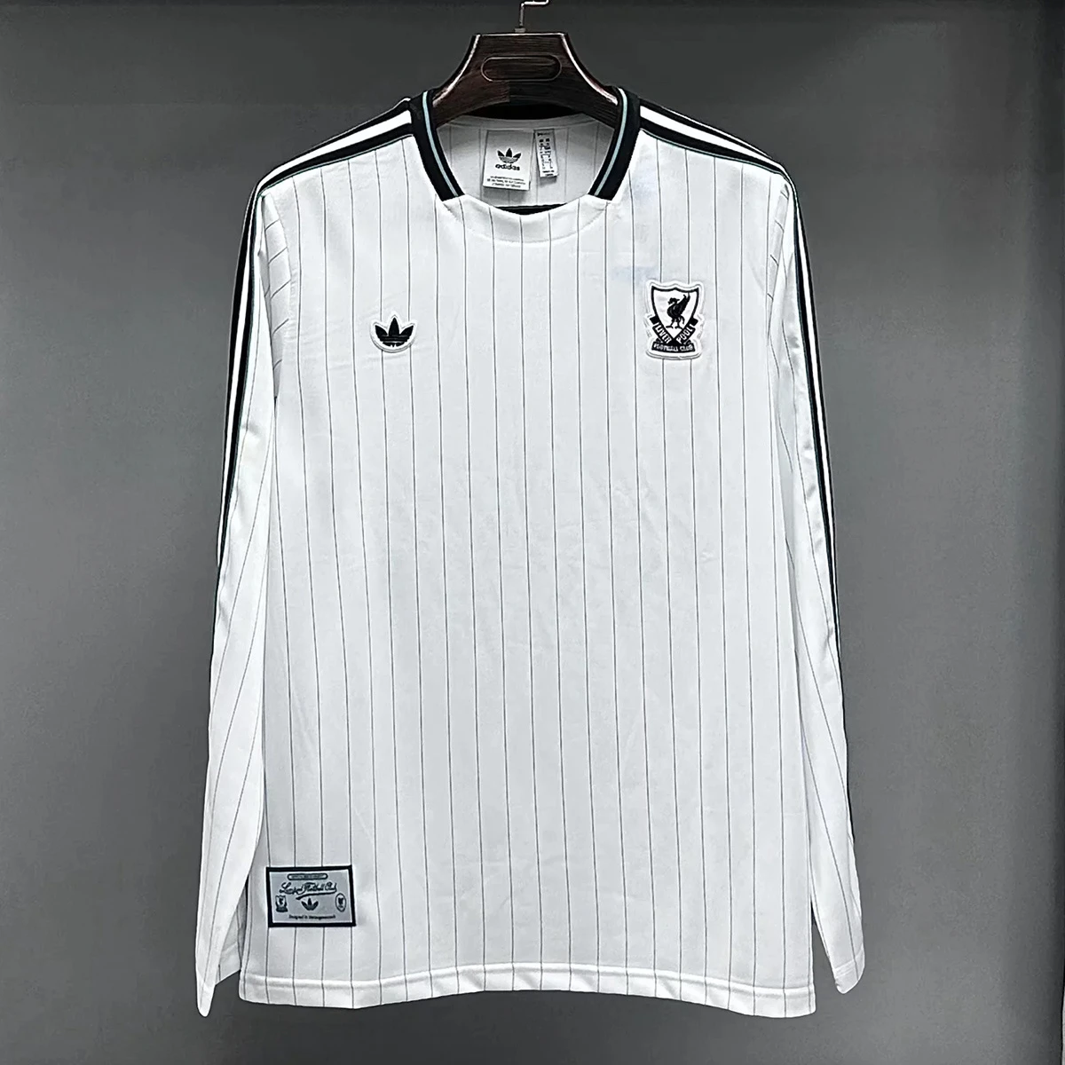 25/26 Liverpool Terrace Icons White Long Sleeve Shirt