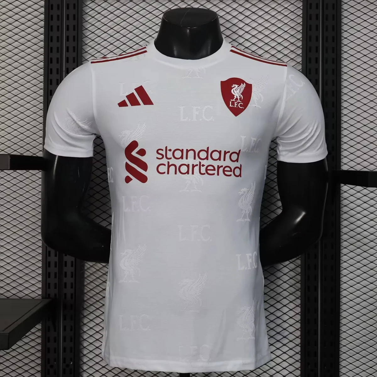 25/26 Liverpool Special White Long Sleeve Player Version Soccer Jersey