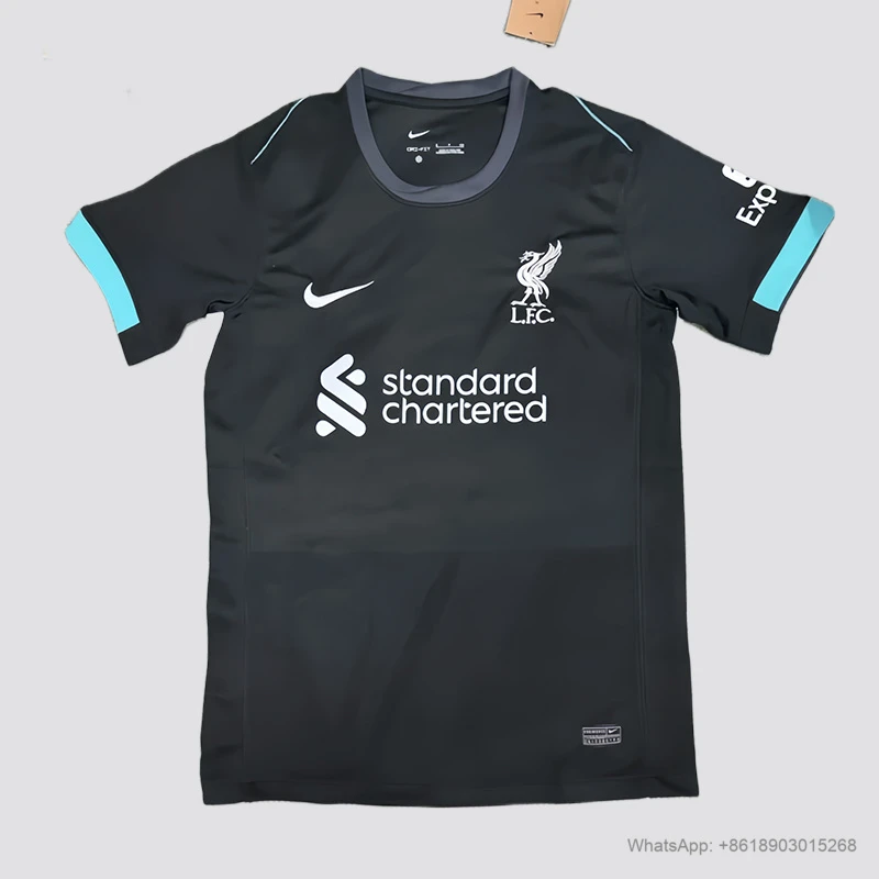 24/25 Liverpool away black soccer jersey yupoo