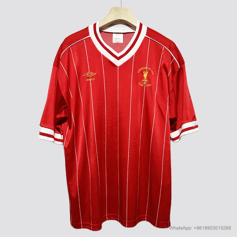 1984 Liverpool European Final Retro soccer jersey