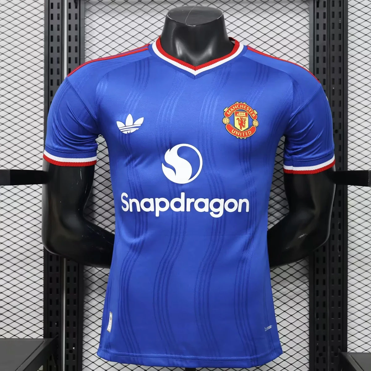 25/26 Manchester United Special Player Version Blue Soccer Jersey