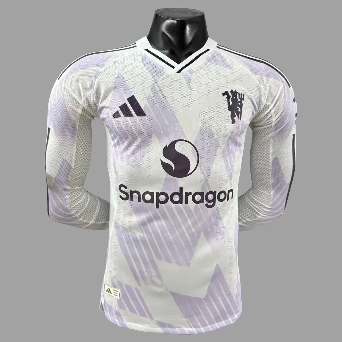 25/26 Manchester United Away Long Sleeve Player Version Soccer Jersey