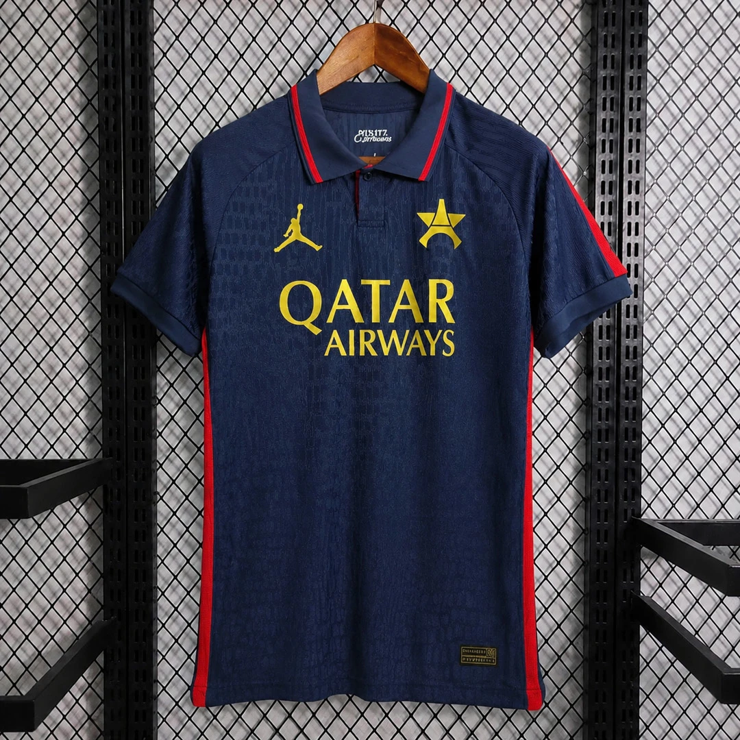 26/27 PSG Jordan Collaborative Version Navy Blue Soccer Jersey