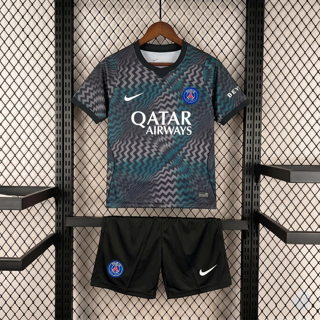 26/27 PSG Goalkeeper 1 Kids Soccer Jersey Size 16-28