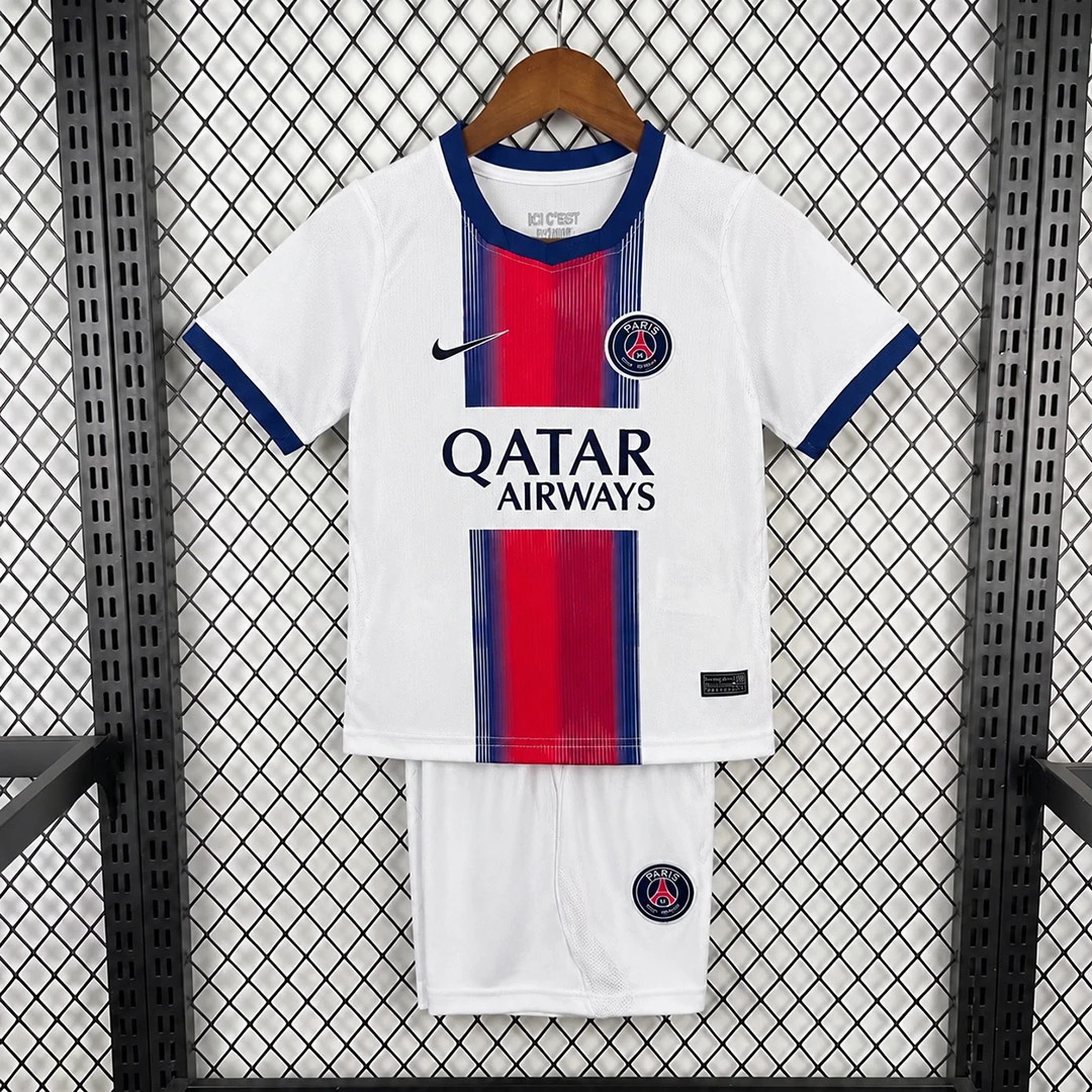 26/27 PSG Away Kids Soccer Jersey Size 16-28