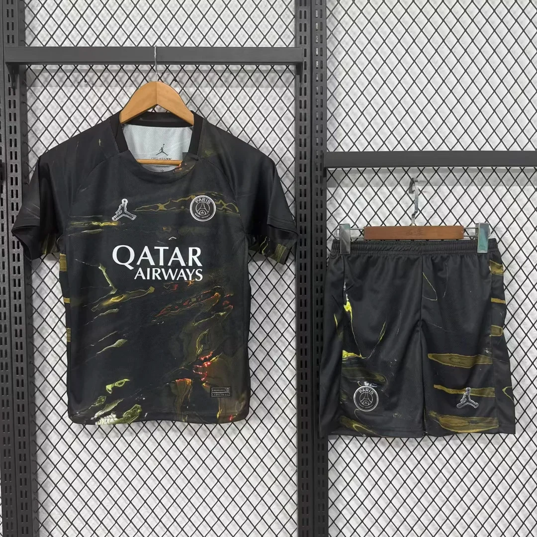 25/26 PSG Fifth Kids Soccer Jersey Size 16-28