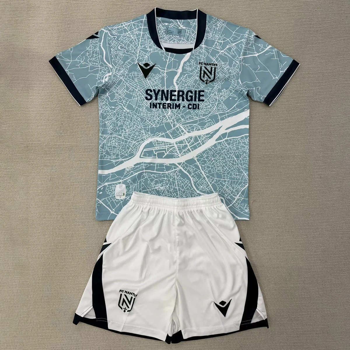 25/26 Nantes Away Kids Soccer Jersey Size 16-28