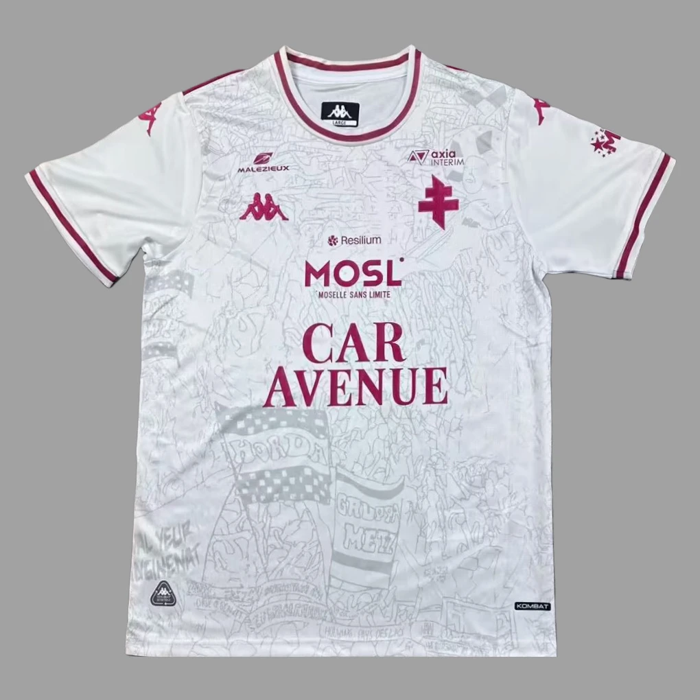 25/26 Metz Away Soccer Jersey