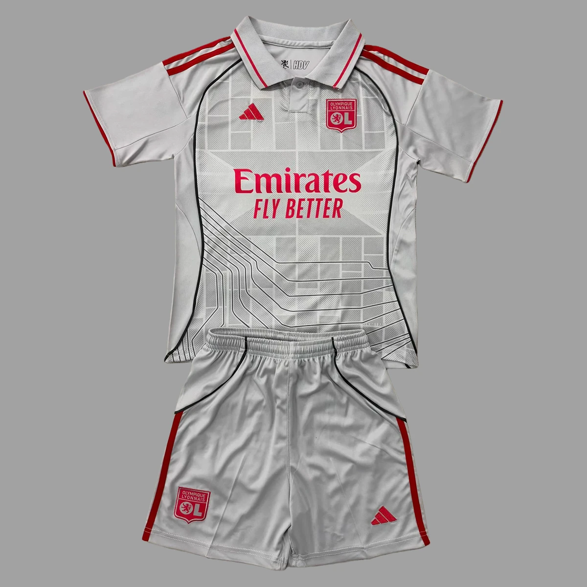 25/26 Lyon Third Kids Soccer Jersey Size 16-28