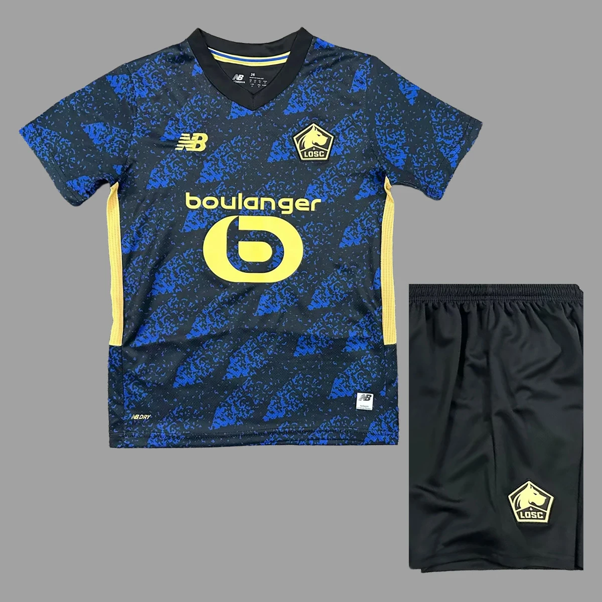25/26 Lille Third Kids Soccer Jersey Size 16-28