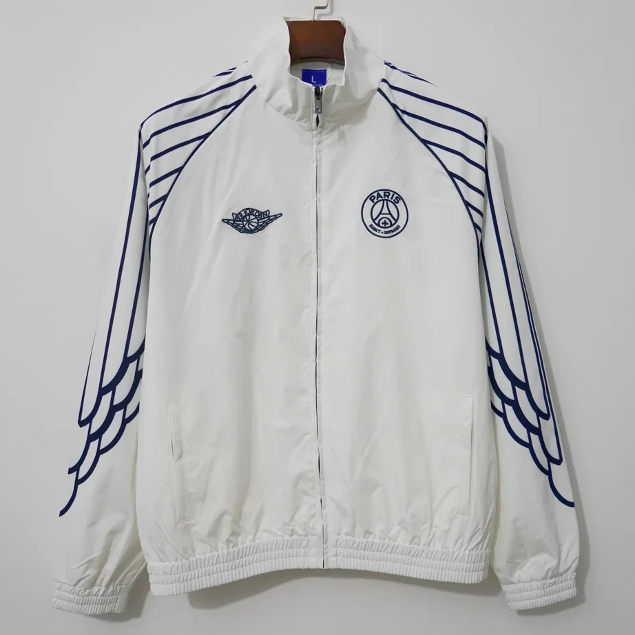 24/25 PSG White Windbreaker