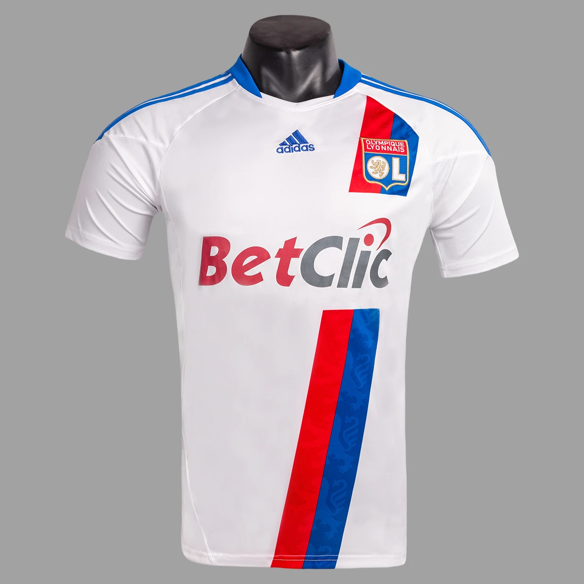10/11 Lyon Home Retro Soccer Jersey