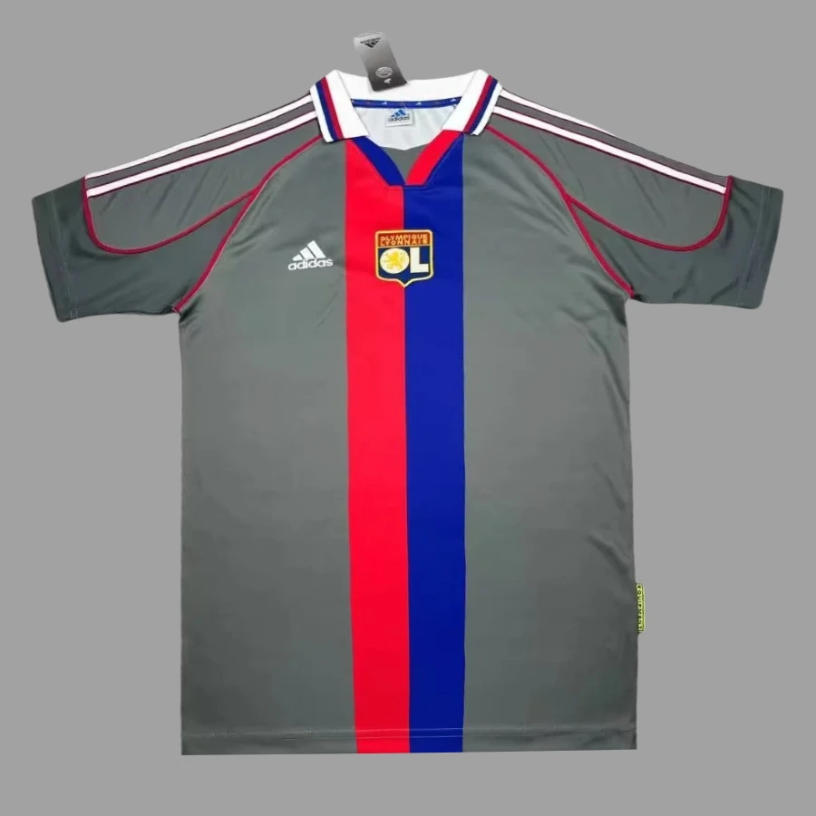00/01 Lyon Away Retro Soccer Jersey