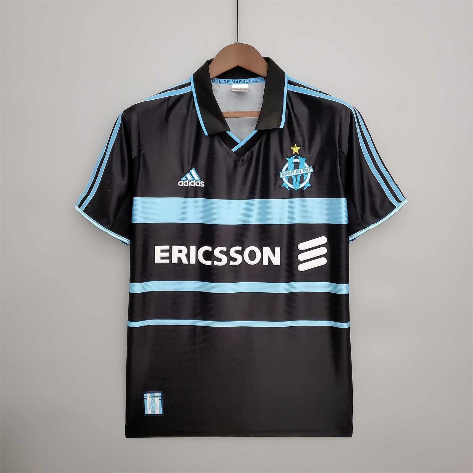 99/00 Marseille Third Retro Soccer Jersey