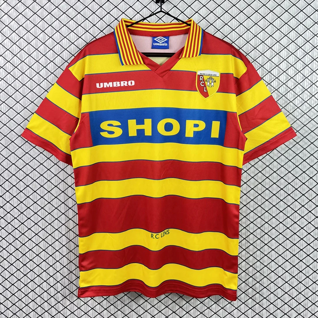 96/97 Lens Home Retro Soccer Jersey