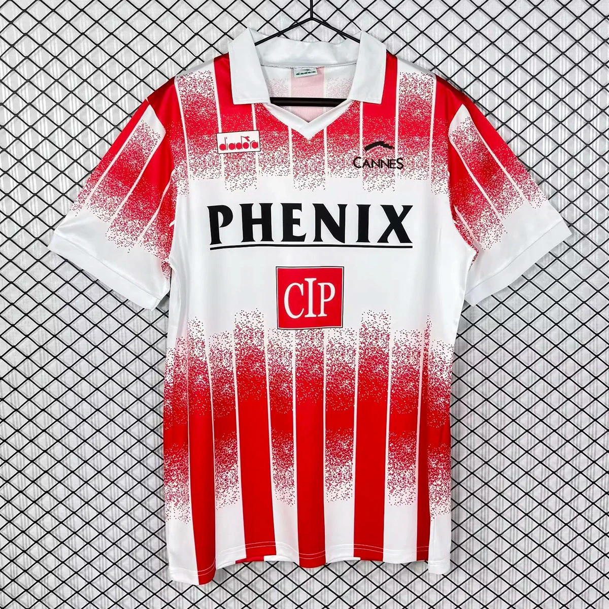 91/92 Cannes Home Retro Soccer Jersey