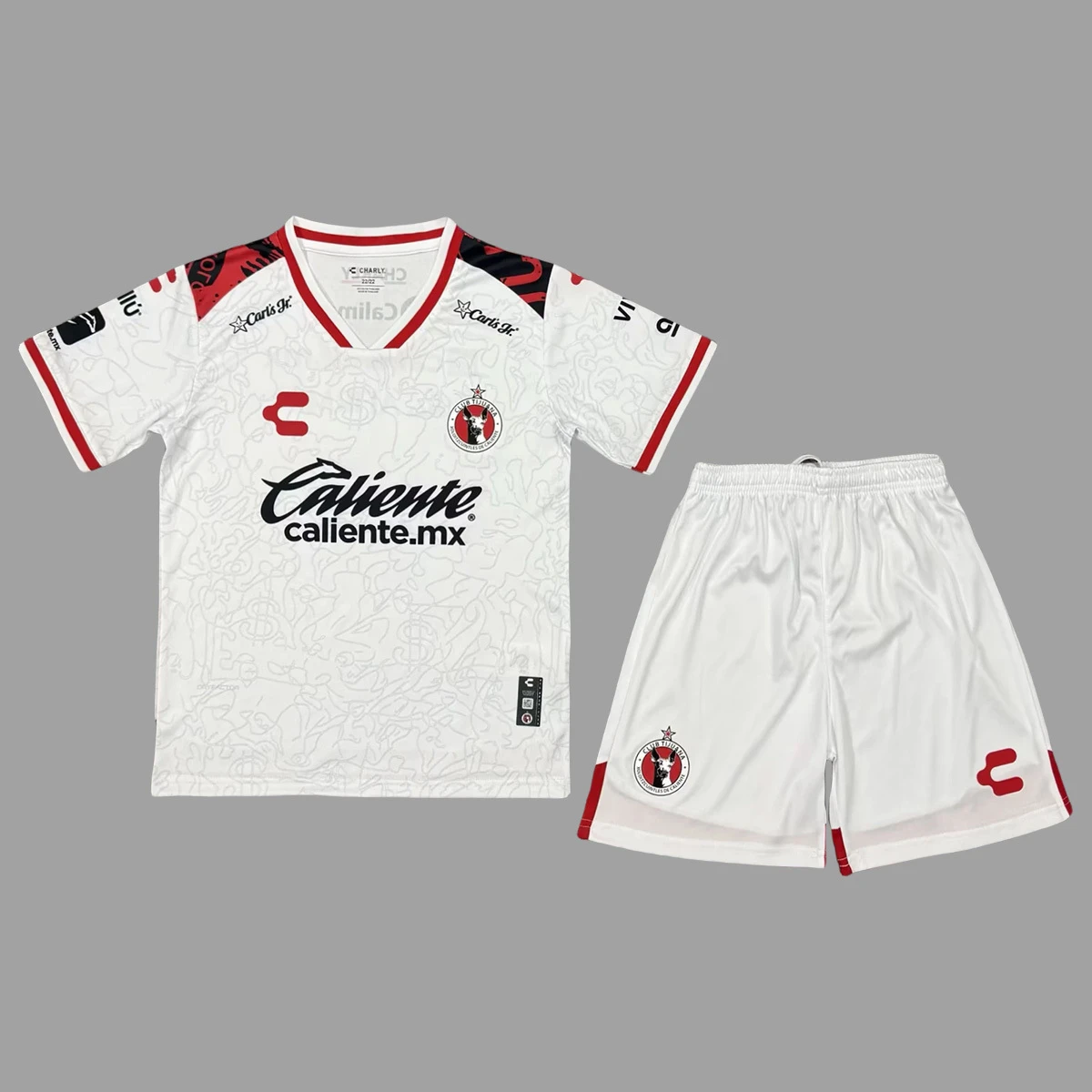 25/26 Tijuana Away Kids Soccer Jersey Size 16-28