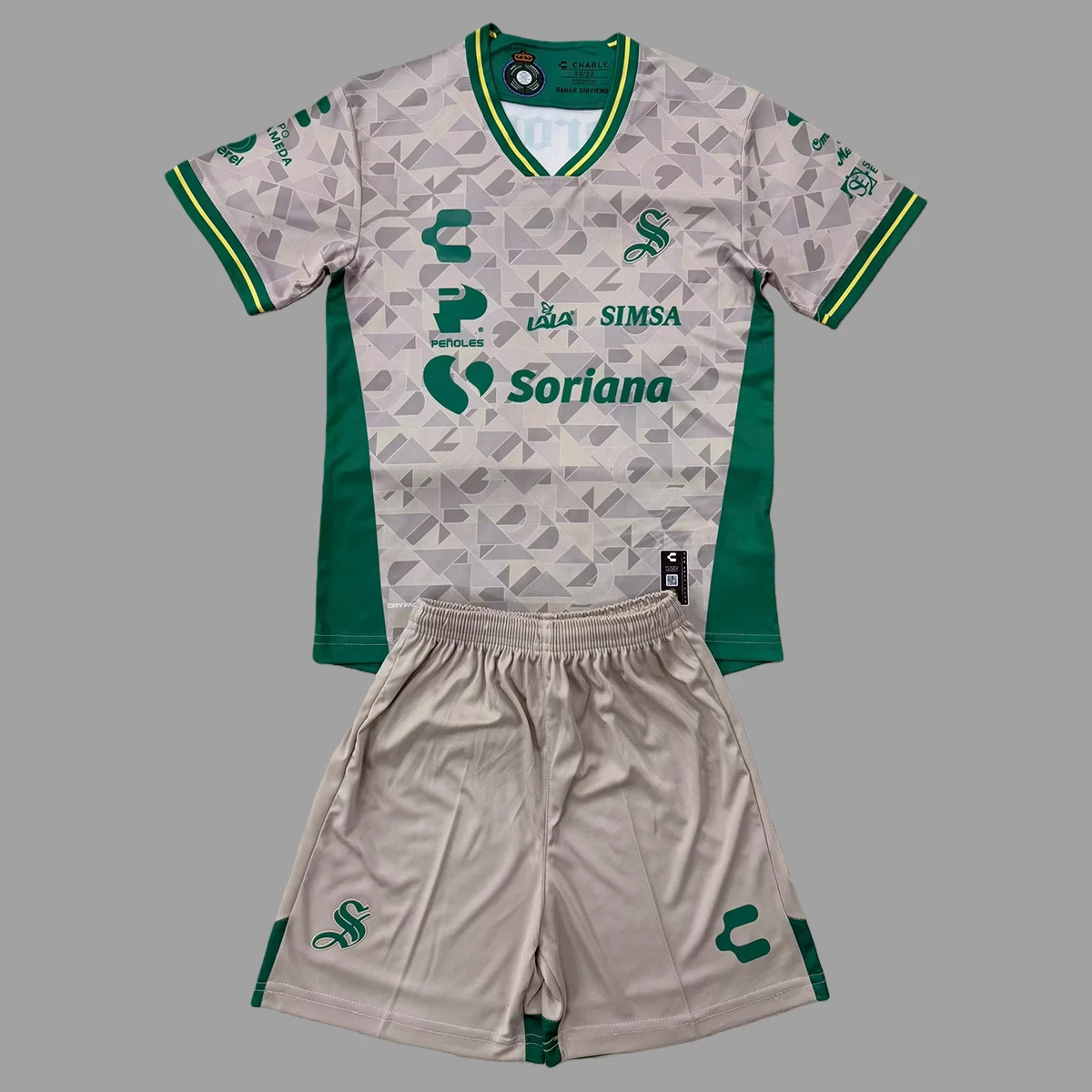 25/26 Santos Laguna Away Kids Soccer Jersey Size 16-28