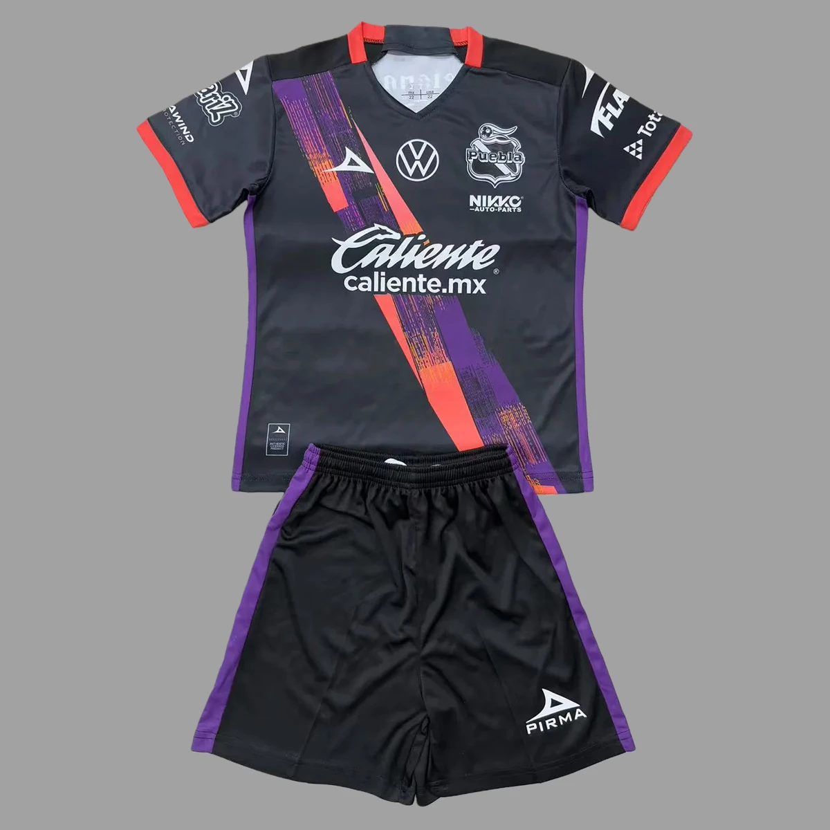 25/26 Puebla Away Kids Soccer Jersey Size 16-28