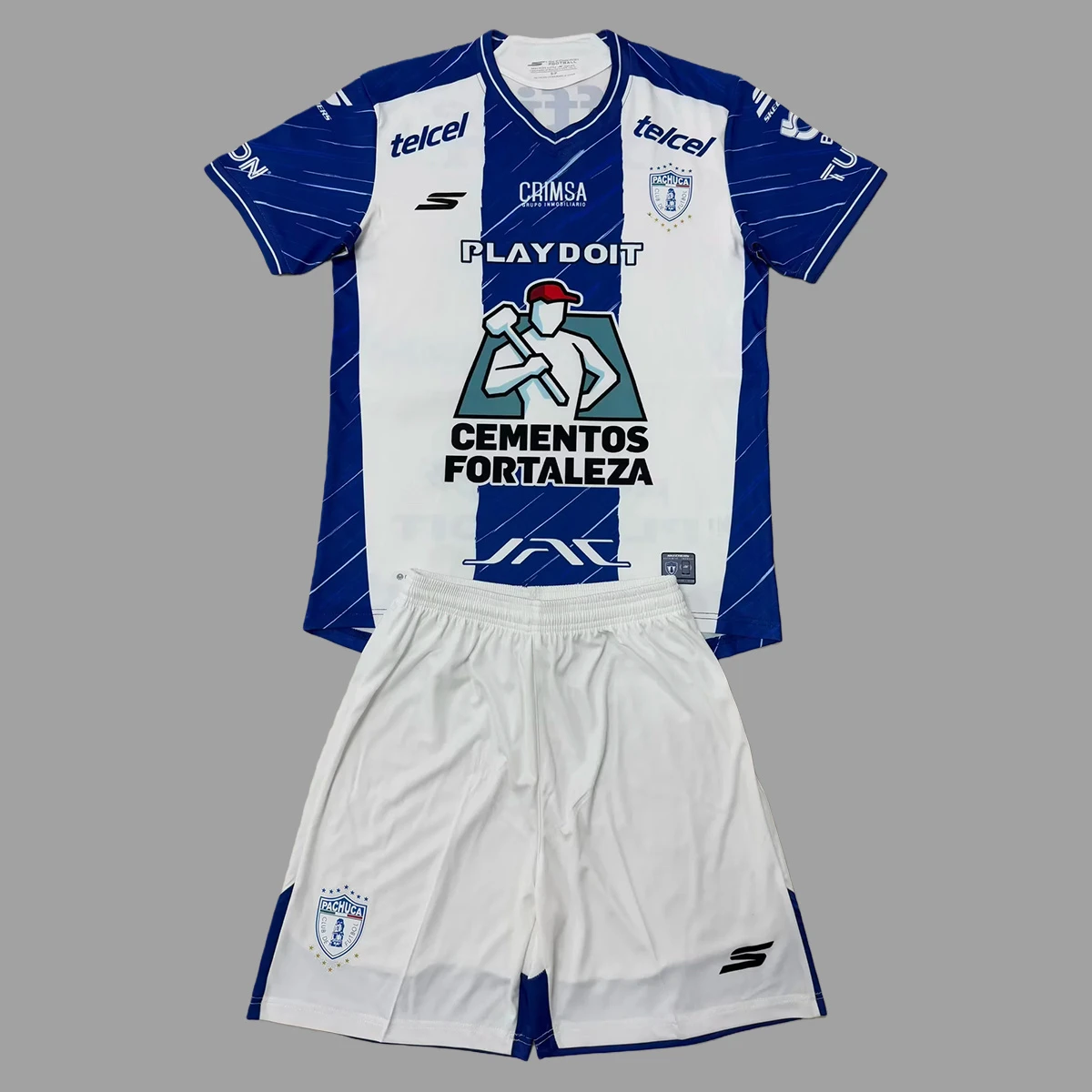 25/26 Pachuca Home Kids Soccer Jersey Size 16-28