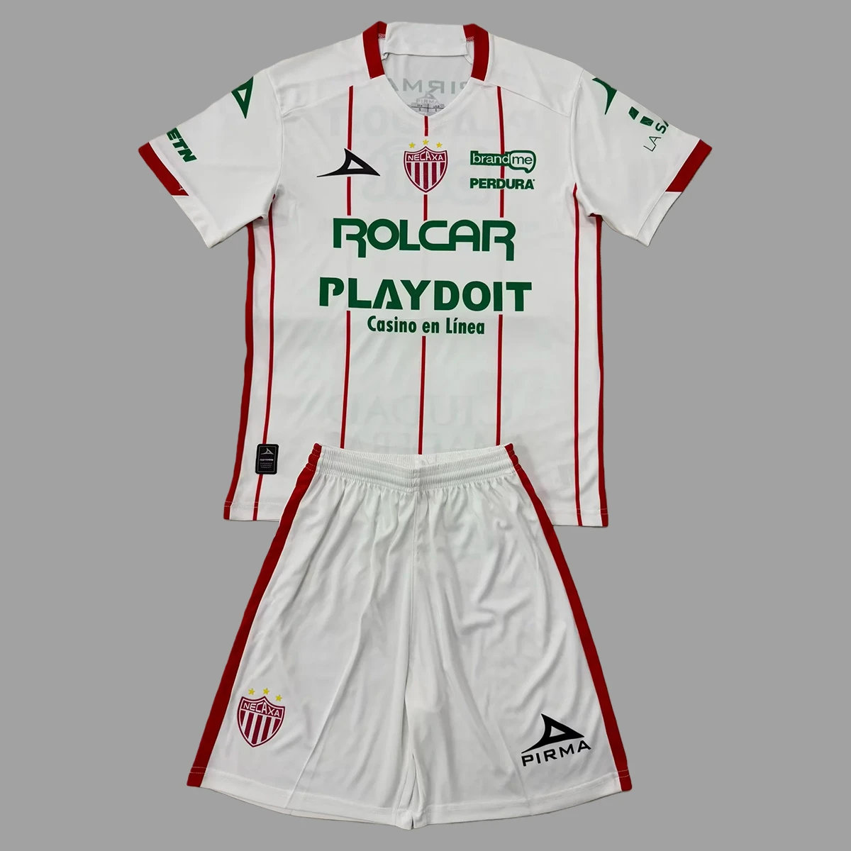 25/26 Necaxa Home Kids Soccer Jersey Size 16-28