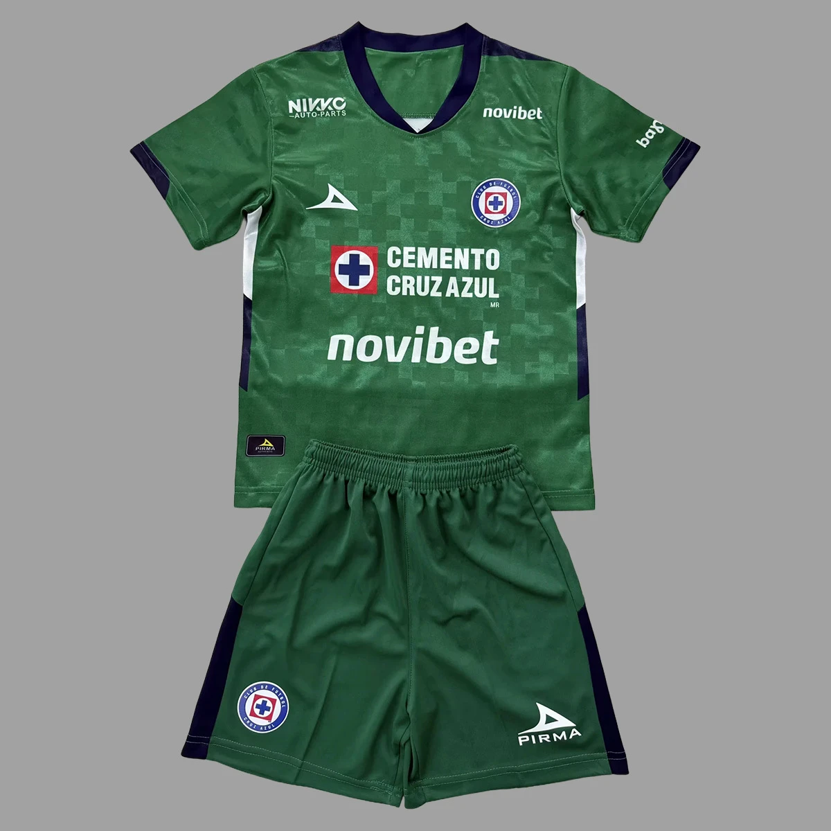 25/26 Cruz Azul Goalkeeper Away Kids Soccer Jersey Size 16-28