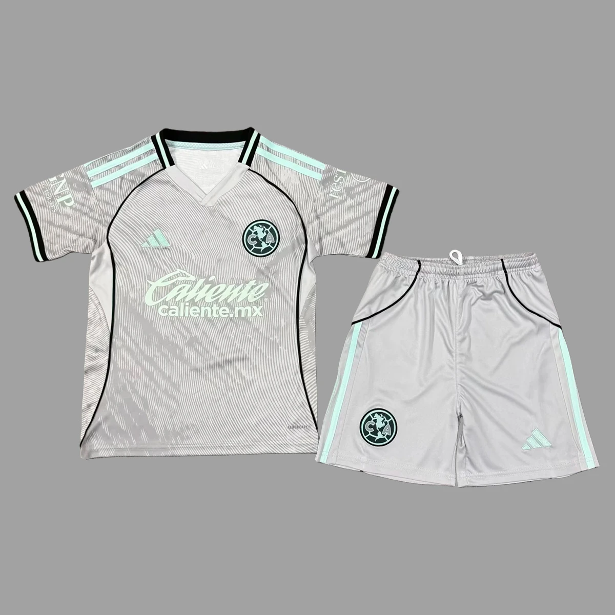25/26 Club America Third Kids Soccer Jersey Size 16-28